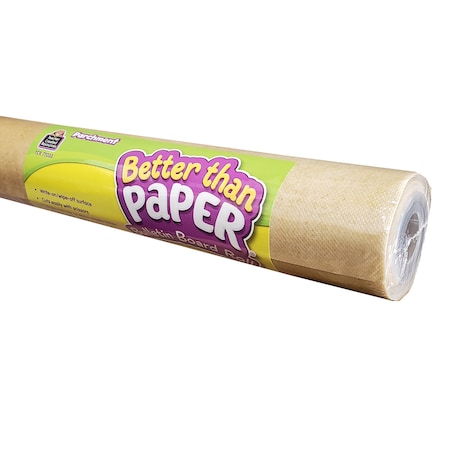 Teacher Created Resources Better Than Paper Bulletin Board Roll, 4 x 12ft, Parchment, PK4 32323